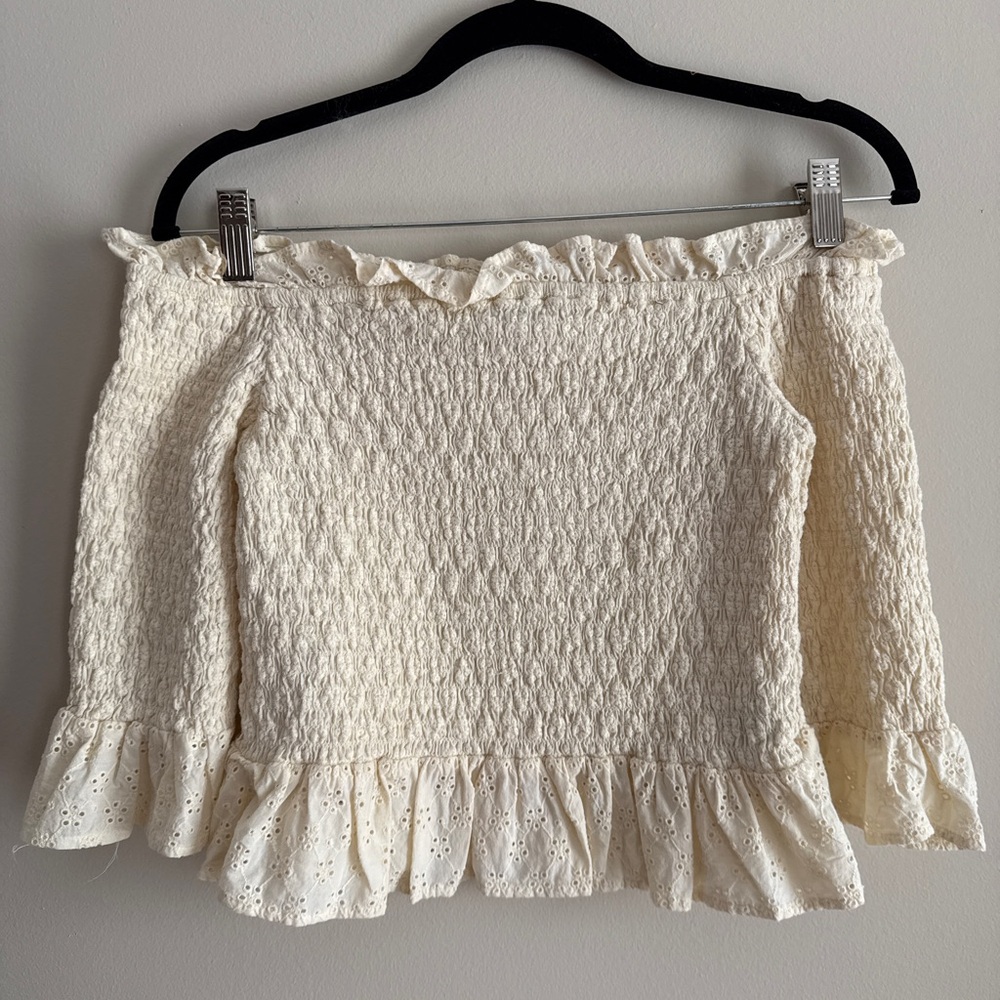 AE Off-Shoulder Ruffle Top